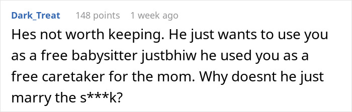 Comment criticizing a delusional husband expecting his wife to raise his affair child, calling him unworthy and manipulative. Comment criticizing a delusional husband expecting his wife to raise his affair child, calling him unworthy and manipulative.