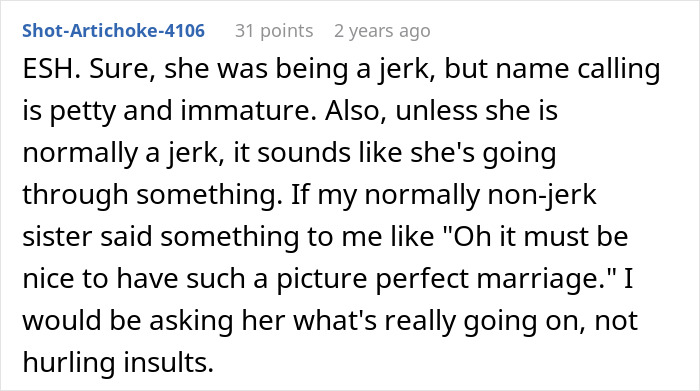 Woman Tells Sister She Shouldn't Rub Her "Picture-Perfect Marriage" In Other People's Faces
