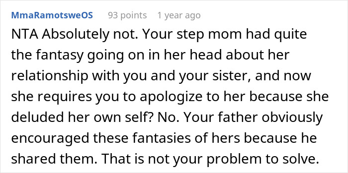 Stepmom Breaks Her Own Promise, Demands Teen Stepkids Apologize For Not Choosing Her During Crisis