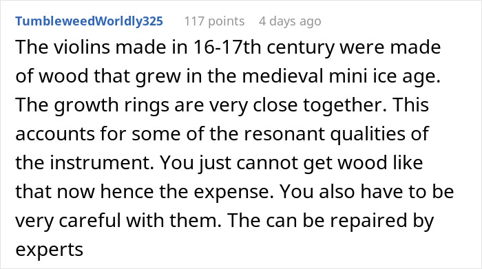 Muitos estão divididos entre culpar o maestro ou o solista depois que um violino antigo avaliado em milhões é destruído no palco