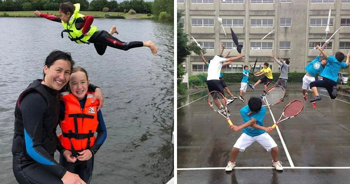 54 Hilarious And Creative Poses That People Somehow Pulled Off Perfectly