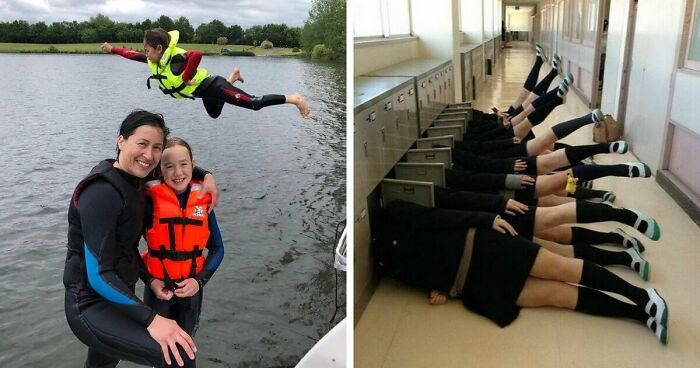 54 Hilarious And Creative Poses That People Somehow Pulled Off Perfectly