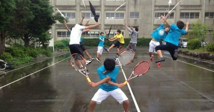 54 Hilarious And Creative Poses That People Somehow Pulled Off Perfectly