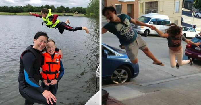 54 Hilarious And Creative Poses That People Somehow Pulled Off Perfectly