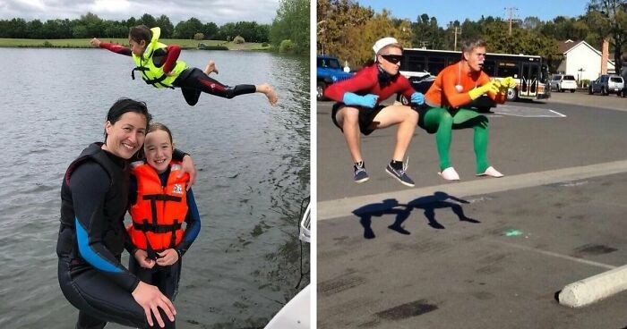 54 Hilarious And Creative Poses That People Somehow Pulled Off Perfectly