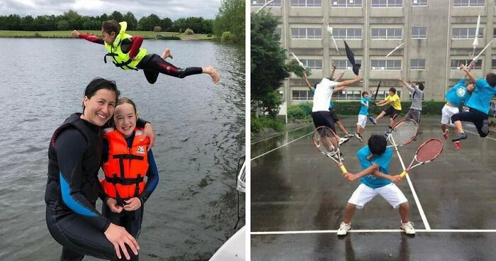 54 Hilarious And Creative Poses That People Somehow Pulled Off Perfectly