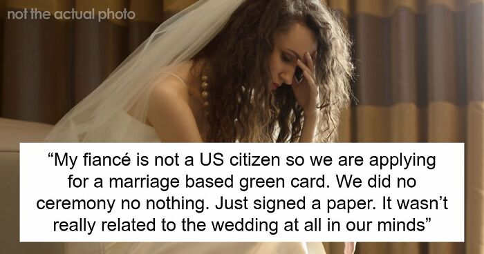 Couple Legally Marries Months Before The Wedding Ceremony, Bride Starts Panicking That It Will Upset Guests