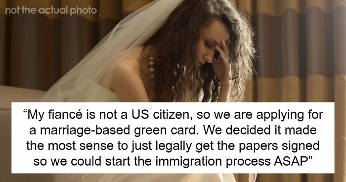 Couple Legally Marries Months Before The Wedding Ceremony, Bride Starts Panicking That It Will Upset Guests