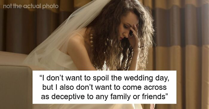 Couple Legally Marries Months Before The Wedding Ceremony, Bride Starts Panicking That It Will Upset Guests