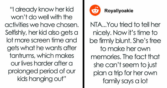 Friendship On Troubled Waters As Woman Doesn’t Want A Joint Family Trip With Bestie, She Loses It