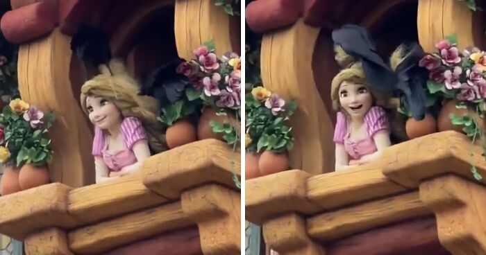 Disney Park Guests Watch In Horror As Rapunzel Attacked By Crows Days After Viral Olaf Malfunction