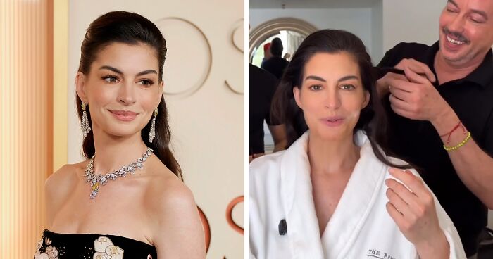 “This Is Actually Genius”: How To Fake A Facelift Like Anne Hathaway Did At The Oscars