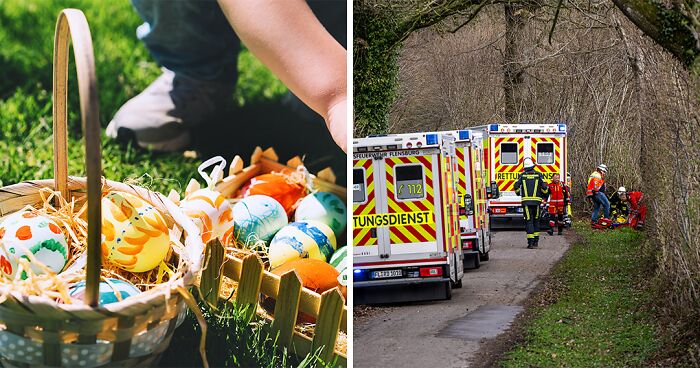 Easter Egg Hunt Turns Into Nightmare For Young Mother, Baby And Teenager