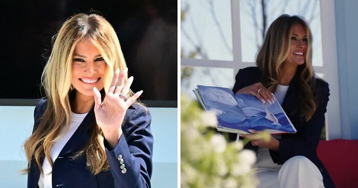 Melania Trump’s Look At White House Easter Egg Roll Reignites Body Double Conspiracy Theory Over Odd Details