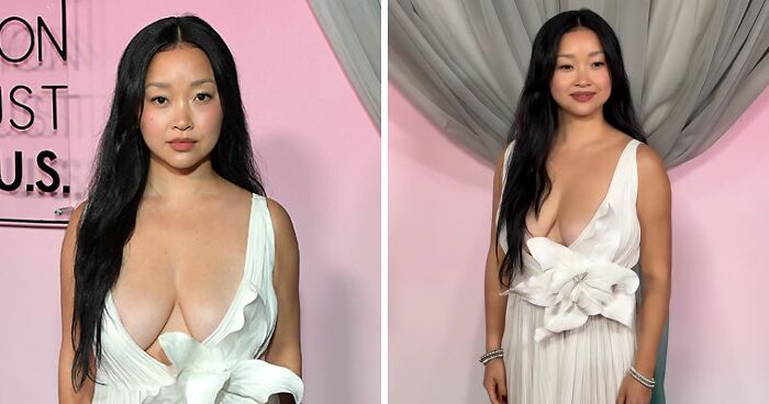 Lana Condor’s “Bold Choice” For Award Show Red Carpet Sparks Body-Shaming Debate
