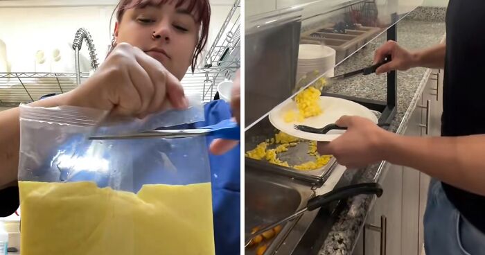 “What The Hell Is That?”: Hotel Guests Swear Off Free Breakfast After Learning How Buffet Eggs Are Made