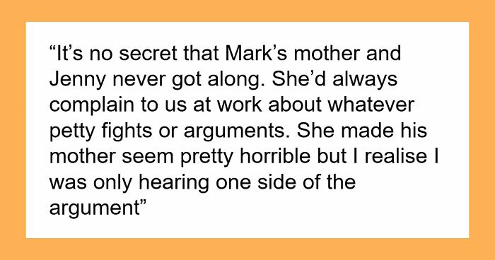 Woman Openly Celebrates Losing Her MIL While Husband Mourns, Shocked Coworker Can’t Stay Silent