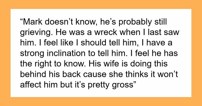 Woman Openly Celebrates Losing Her MIL While Husband Mourns, Shocked Coworker Can’t Stay Silent