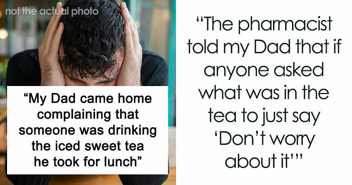 Food Thief Learns A Lesson When Coworker Gets Fed Up With Being Left Without His Iced Sweet Tea