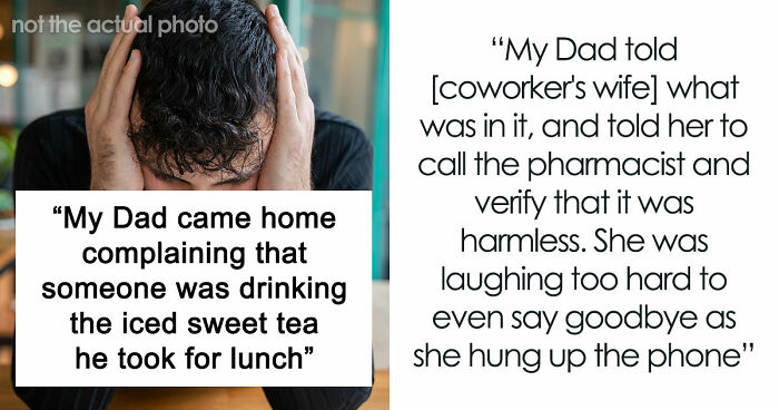 Food Thief Learns A Lesson When Coworker Gets Fed Up With Being Left Without His Iced Sweet Tea
