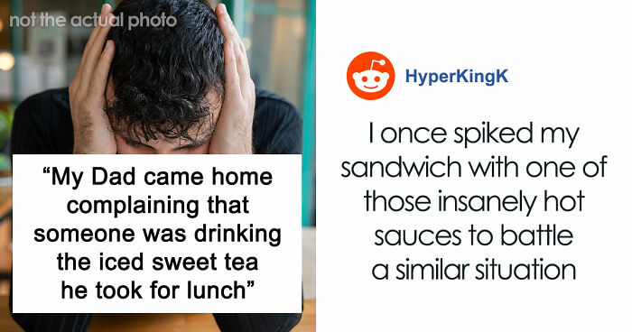Food Thief Learns A Lesson When Coworker Gets Fed Up With Being Left Without His Iced Sweet Tea