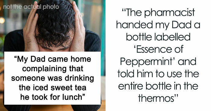 Food Thief Learns A Lesson When Coworker Gets Fed Up With Being Left Without His Iced Sweet Tea