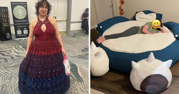 “Took Around 110 Hours”: 83 Times People Crocheted Something Awesome And Wowed The Internet (New Pics)