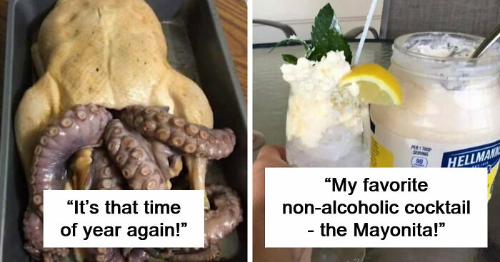 “Apple Mayo Sandwich”: 73 Cursed Food Pics Straight From The Depths Of Hell