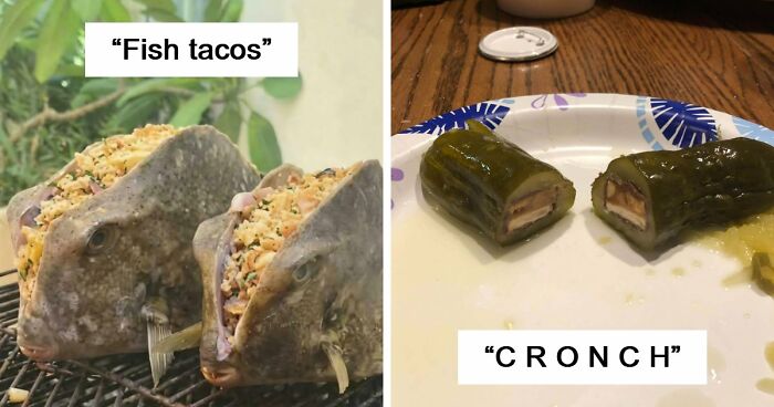 “Apple Mayo Sandwich”: 73 Cursed Food Pics Straight From The Depths Of Hell