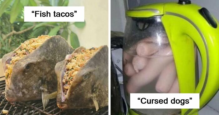 “Apple Mayo Sandwich”: 73 Cursed Food Pics Straight From The Depths Of Hell