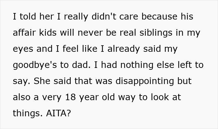 Dad Cheats And Gets Other Woman Pregnant, Acts As Victim When Teen Son Refuses To Play Happy Family