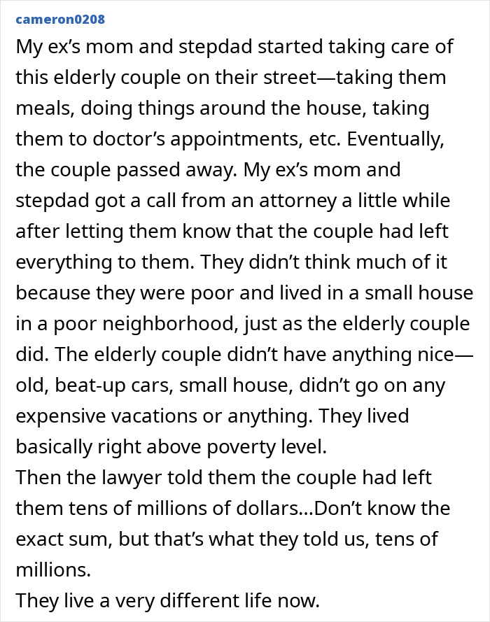 Elderly couple left tens of millions to caretakers in poor neighborhood