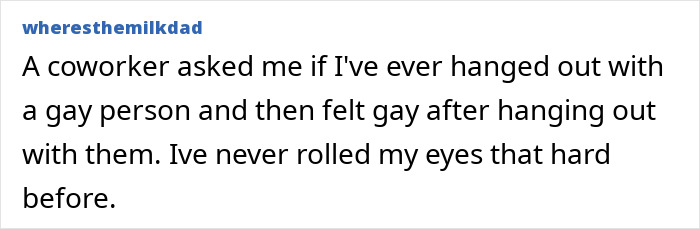 A post about a coworker asking a stupid question, leaving the office in shock. User rolled eyes hard.