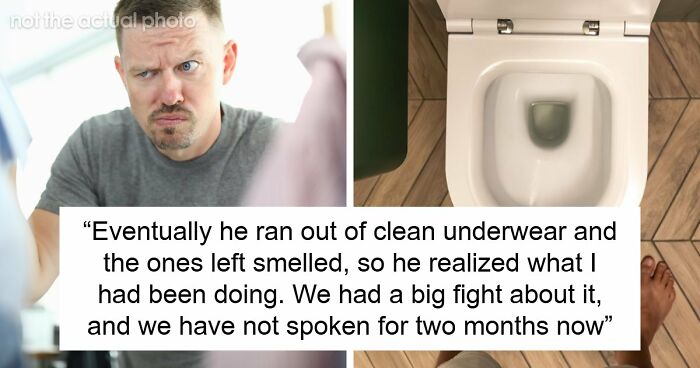 Gross Dad Keeps Wetting The Toilet Seat, Disgusted Daughter Uses His Clean Underwear To Wipe It