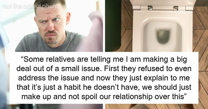 Gross Dad Keeps Wetting The Toilet Seat, Disgusted Daughter Uses His Clean Underwear To Wipe It
