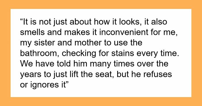 Gross Dad Keeps Wetting The Toilet Seat, Disgusted Daughter Uses His Clean Underwear To Wipe It