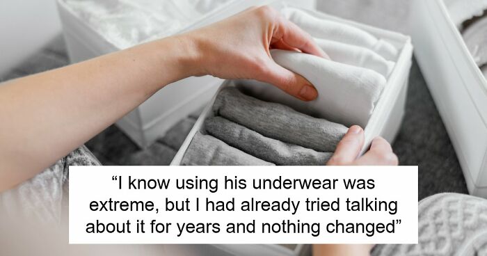 Gross Dad Keeps Wetting The Toilet Seat, Disgusted Daughter Uses His Clean Underwear To Wipe It