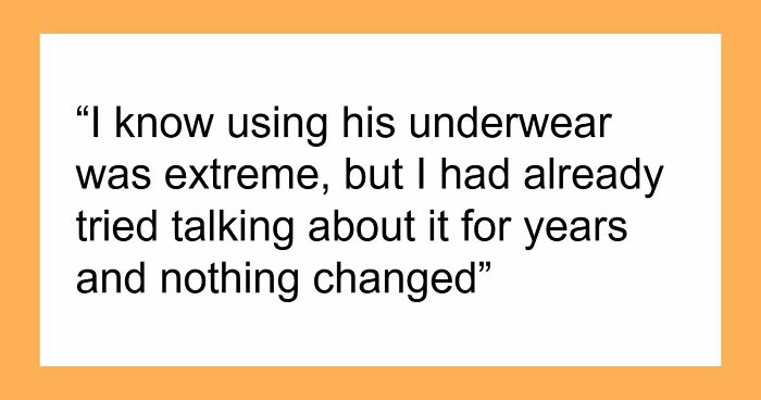 Gross Dad Keeps Wetting The Toilet Seat, Disgusted Daughter Uses His Clean Underwear To Wipe It