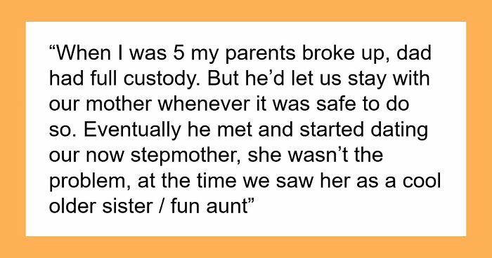 Dad Pushes Kids To Replace Late Mom With Stepmom, Teen Says He’s The Reason They Don’t Like Her