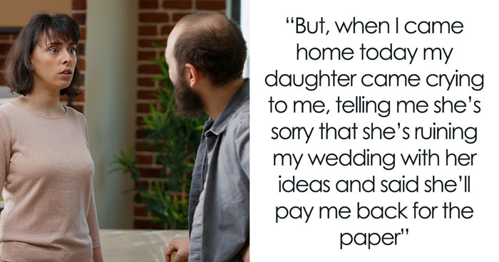 Groom Insults Bride’s Daughter’s Hobby, Ends Up Single And Homeless After Bride Finds Out