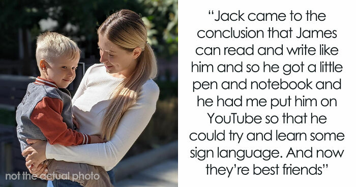 Controlling Mom Enforces Loneliness On Deaf Son Out Of Fear, Gets Called Out By Another Parent