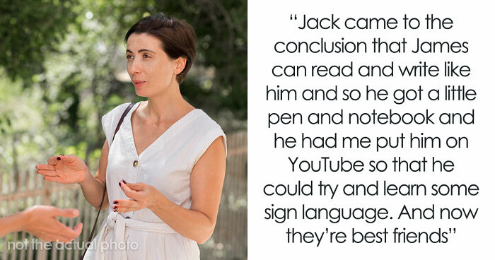 Controlling Mom Enforces Loneliness On Deaf Son Out Of Fear, Gets Called Out By Another Parent