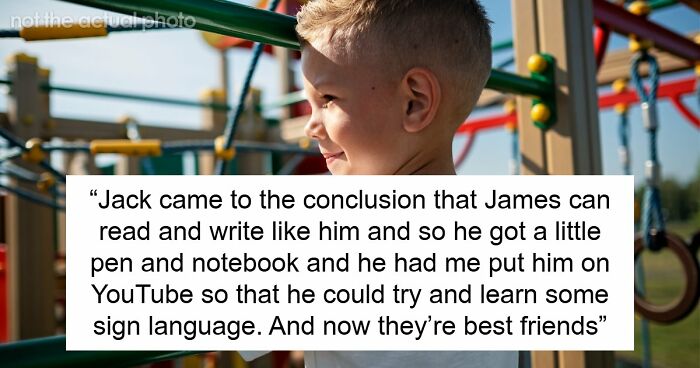 Controlling Mom Enforces Loneliness On Deaf Son Out Of Fear, Gets Called Out By Another Parent