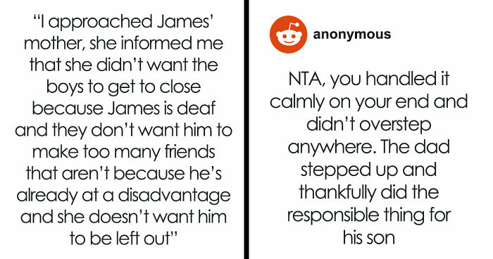 Controlling Mom Enforces Loneliness On Deaf Son Out Of Fear, Gets Called Out By Another Parent