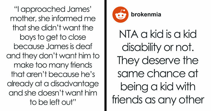 Controlling Mom Enforces Loneliness On Deaf Son Out Of Fear, Gets Called Out By Another Parent