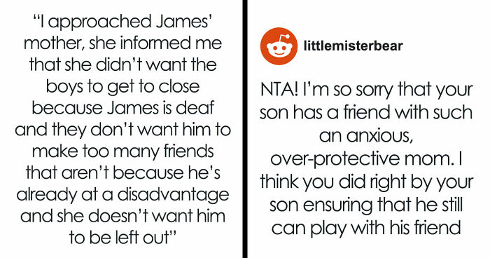 Controlling Mom Enforces Loneliness On Deaf Son Out Of Fear, Gets Called Out By Another Parent