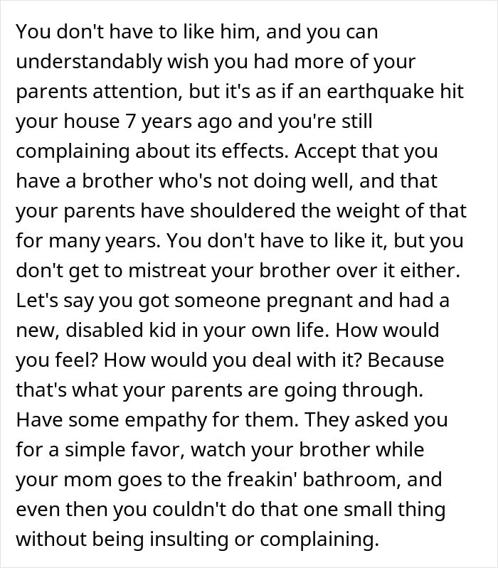 The Internet Calls Out This College Student After She Reveals Why She Hates Her Disabled Brother