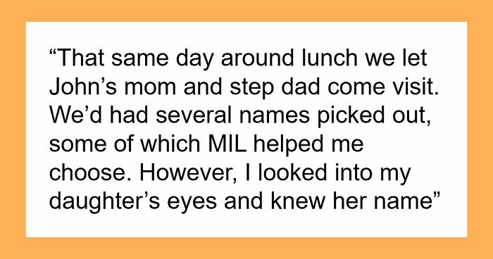 Woman Names Her Baby After Her Late Mom, Her MIL’s Reaction Ends Two Marriages In One Night