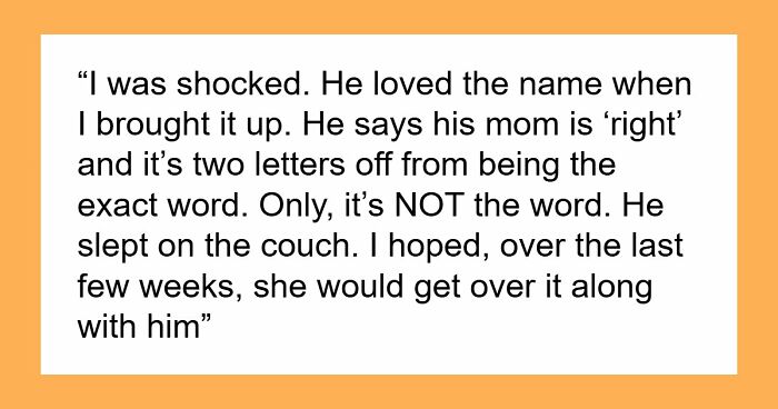 Woman Names Her Baby After Her Late Mom, Her MIL’s Reaction Ends Two Marriages In One Night