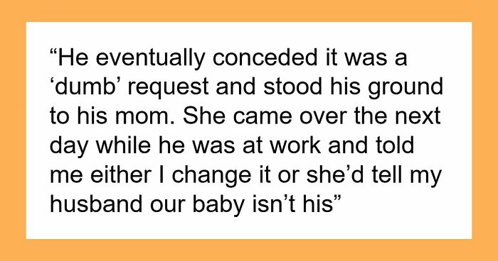 Woman Names Her Baby After Her Late Mom, Her MIL’s Reaction Ends Two Marriages In One Night
